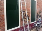 Nanocoating aanbrengen op het groene trespa