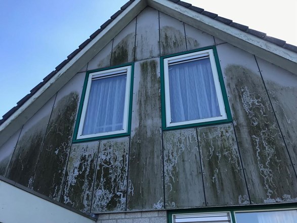 Trespa schoonmaken met softwash systeem